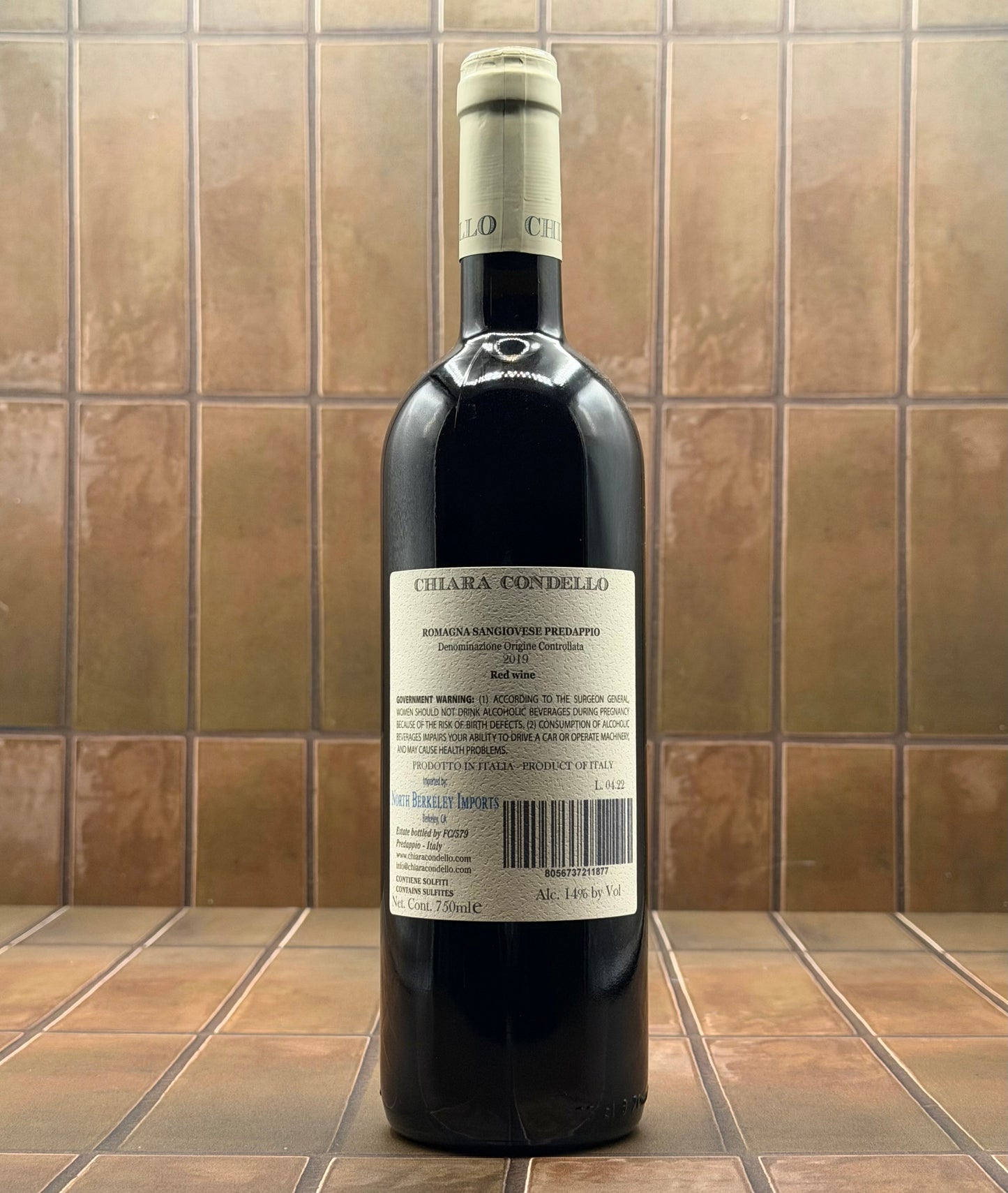 Chiara Condello, Predappio, Emilia-Romanga, Italy, Sangiovese, 2021