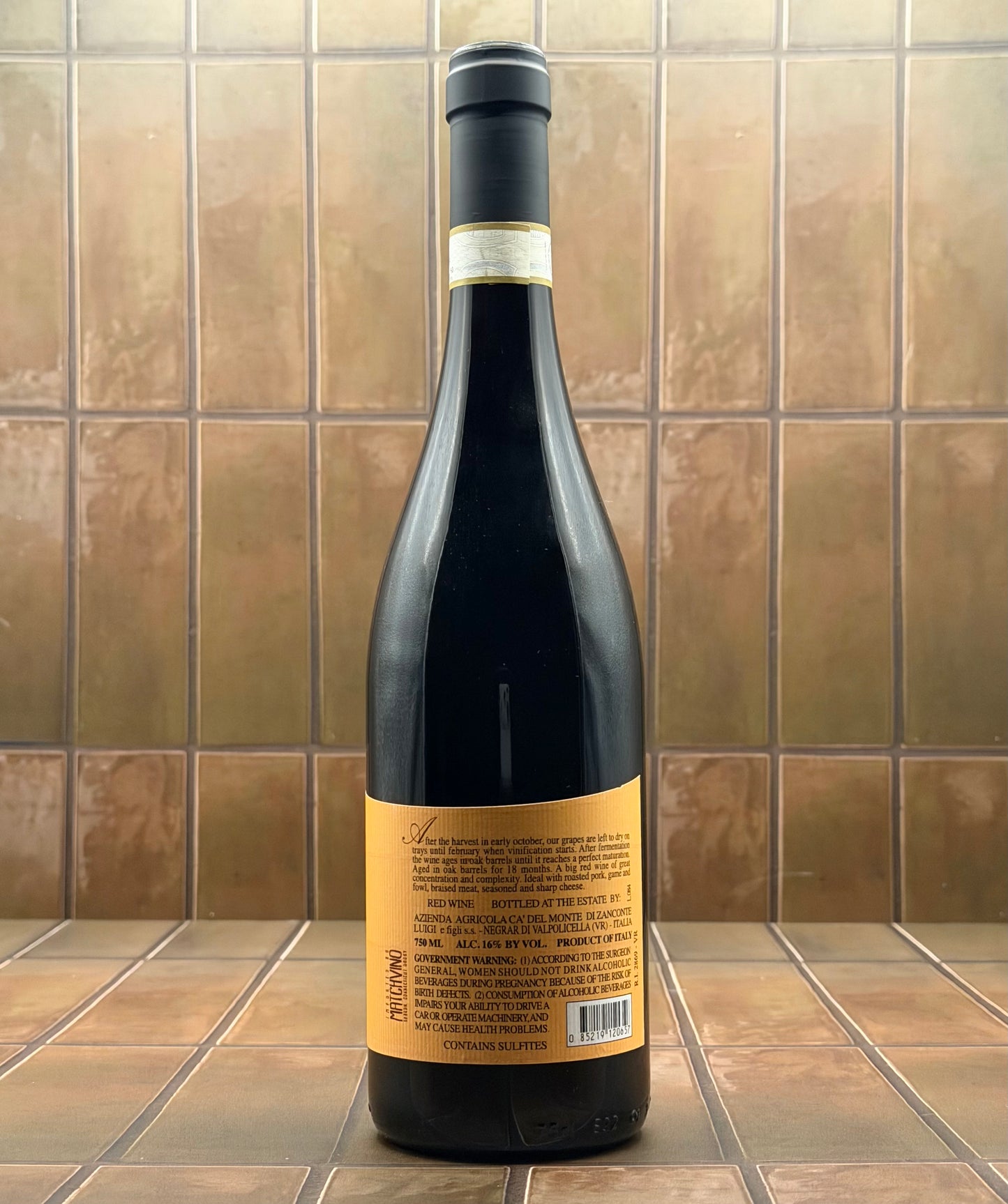 Ca' Del Monte, Amarone delle Valpolicella Classico, Veneto, Italy, 2017