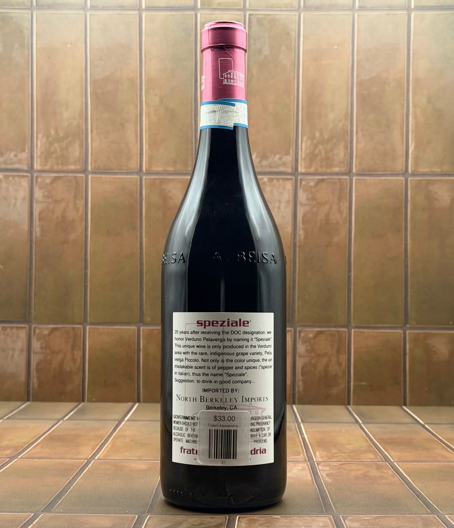 Fratelli Alessandria, 'Speziale', Verduno, Piedmont, Italy, Pelaverga 2023