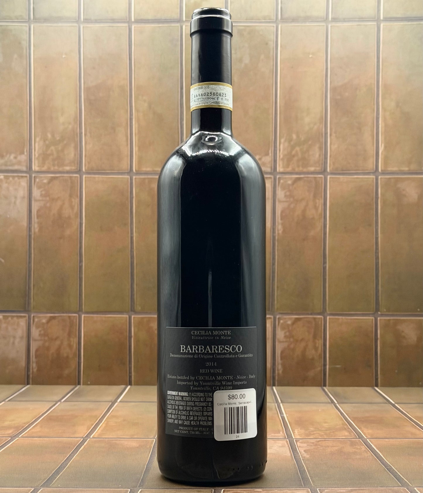 Cecilia Monte, 'Serracapeli' Barbaresco, Piedmont, Italy, Nebbiolo 2014