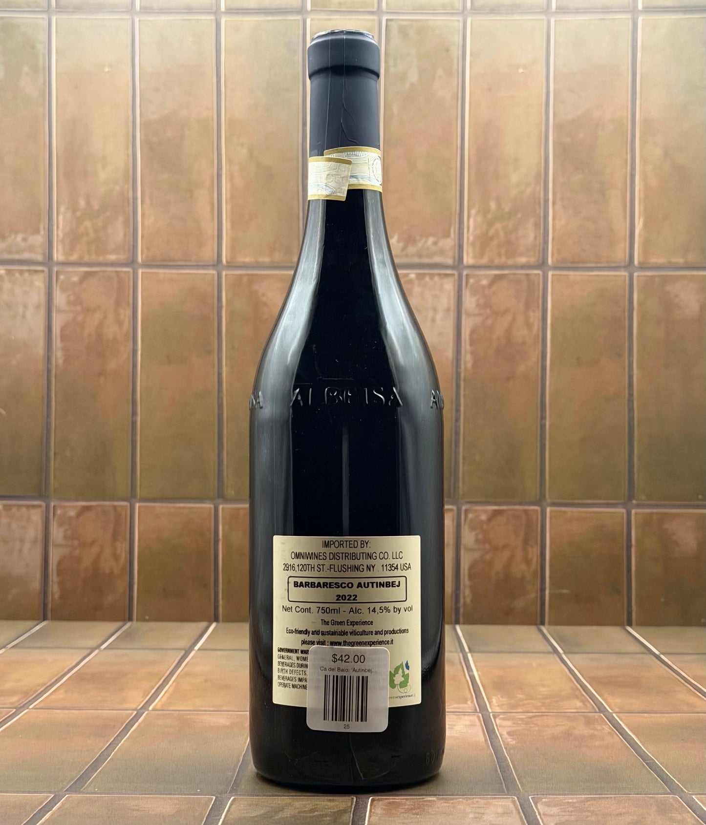 Ca del Baio, ‘Autinbej’ Barbaresco, Piedmont, Italy, Nebbiolo 2021