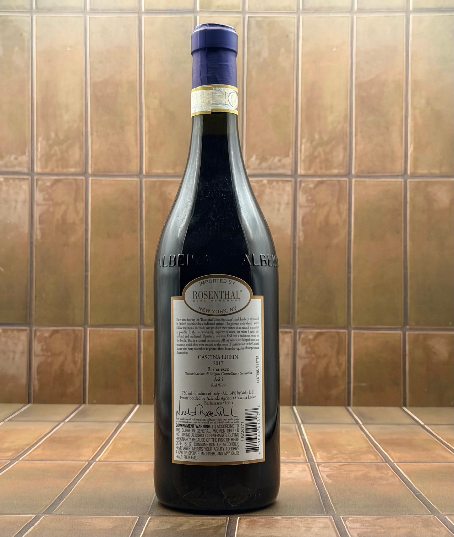 Cascina Luisin, ‘Asili’ Barbaresco, Piedmont, Italy, Nebbiolo 2017