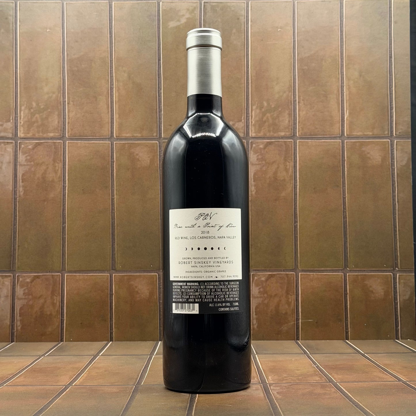 Robert Sinskey 'POV' Napa Valley, Califronia, Cabernet Blend, 2018