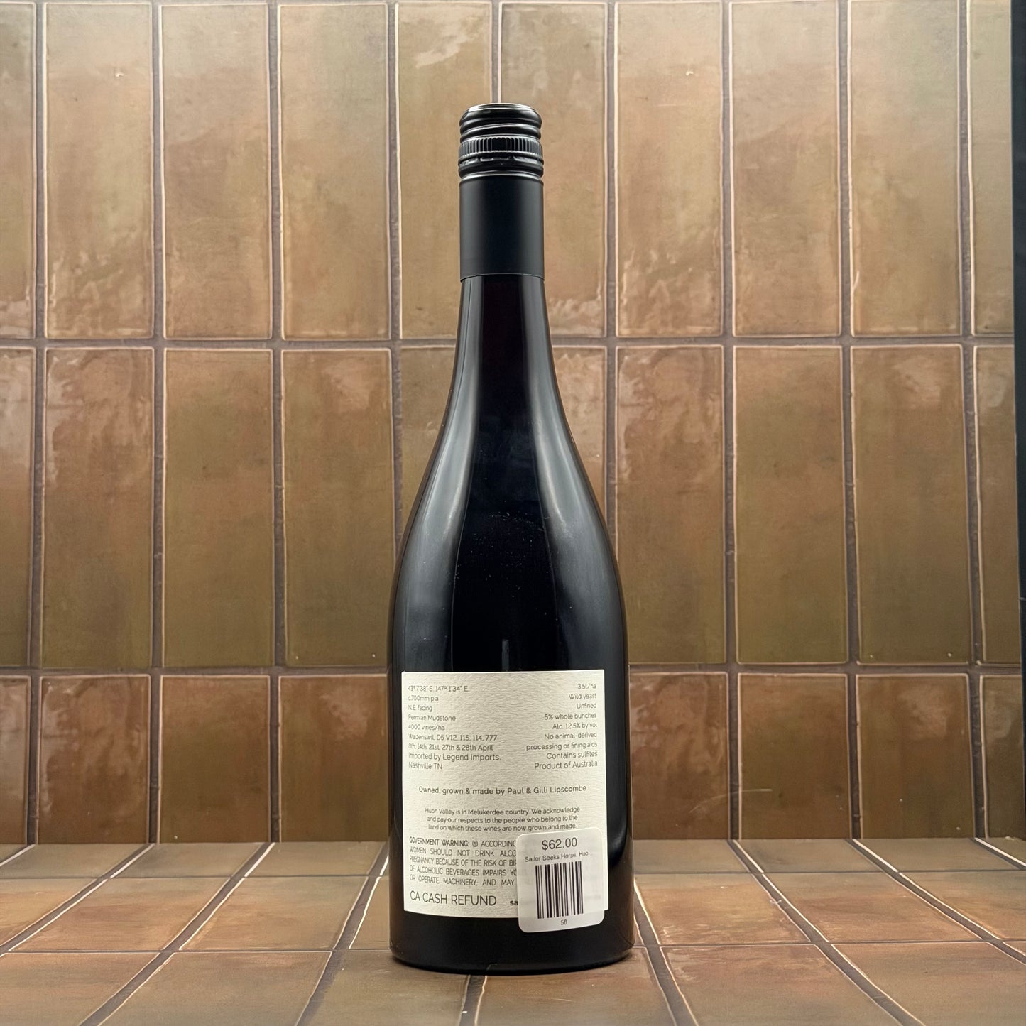 Sailor Seeks Horse, Huon Valley, Tasmania, Australia, Pinot Noir, 2022
