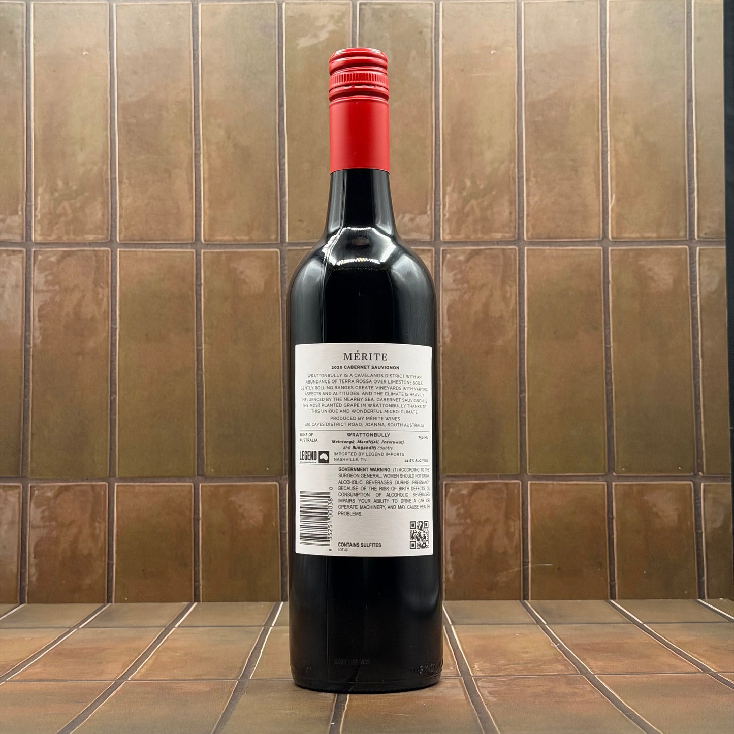 Merite 'Layers', Wrattonbully, Australia, Cabernet Sauvignon, 2020