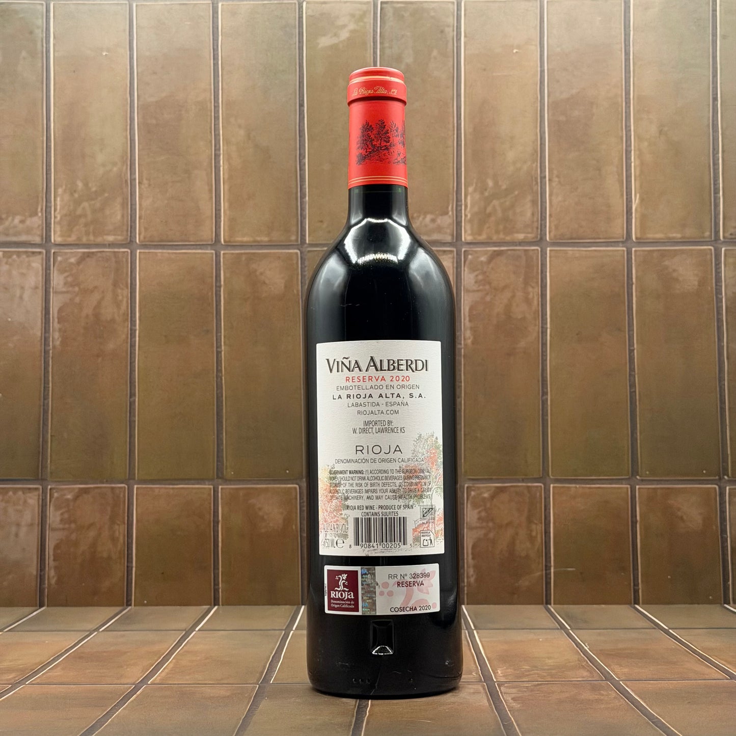 La Rioja Alta "Vina Alberdi Riserva', Rioja, Spain, Tempranillo, 2020
