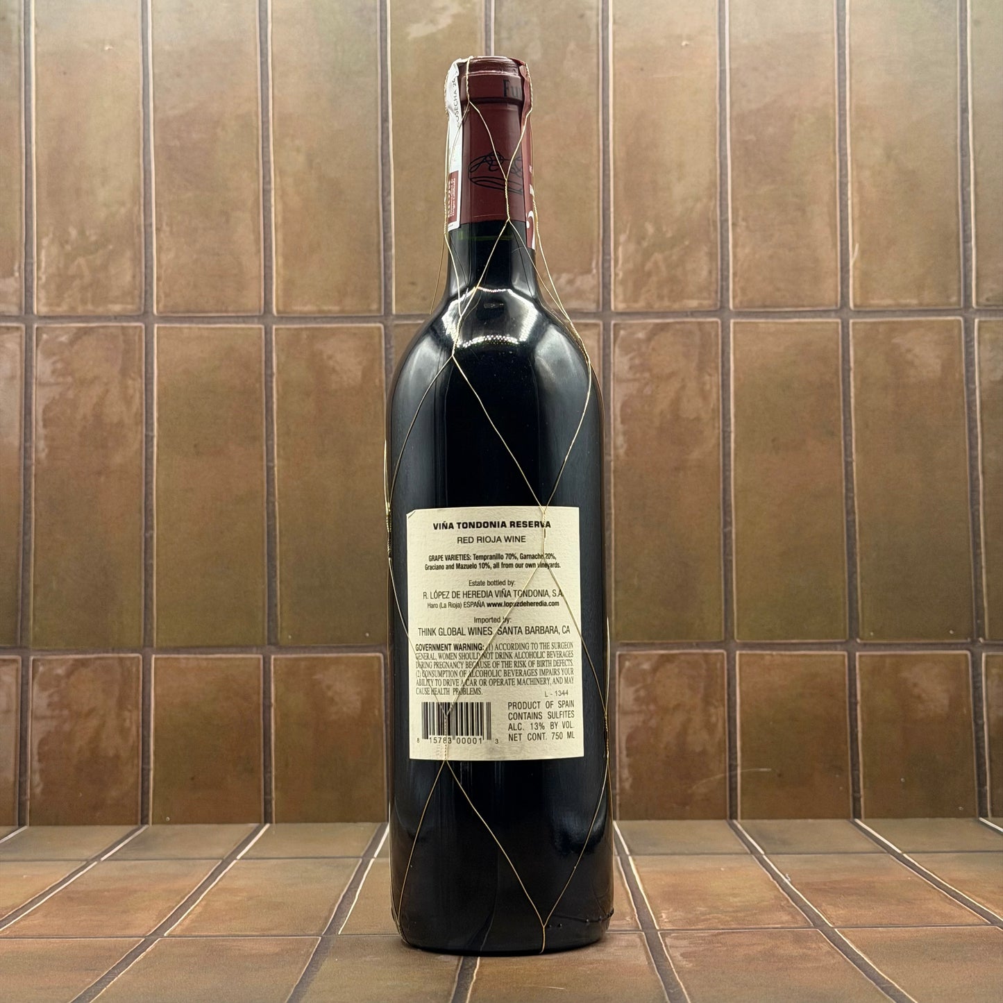 Lopez de Heredia, 'Vina Tondonia Reserva', Rioja, Spain, Tempranillo, 2012