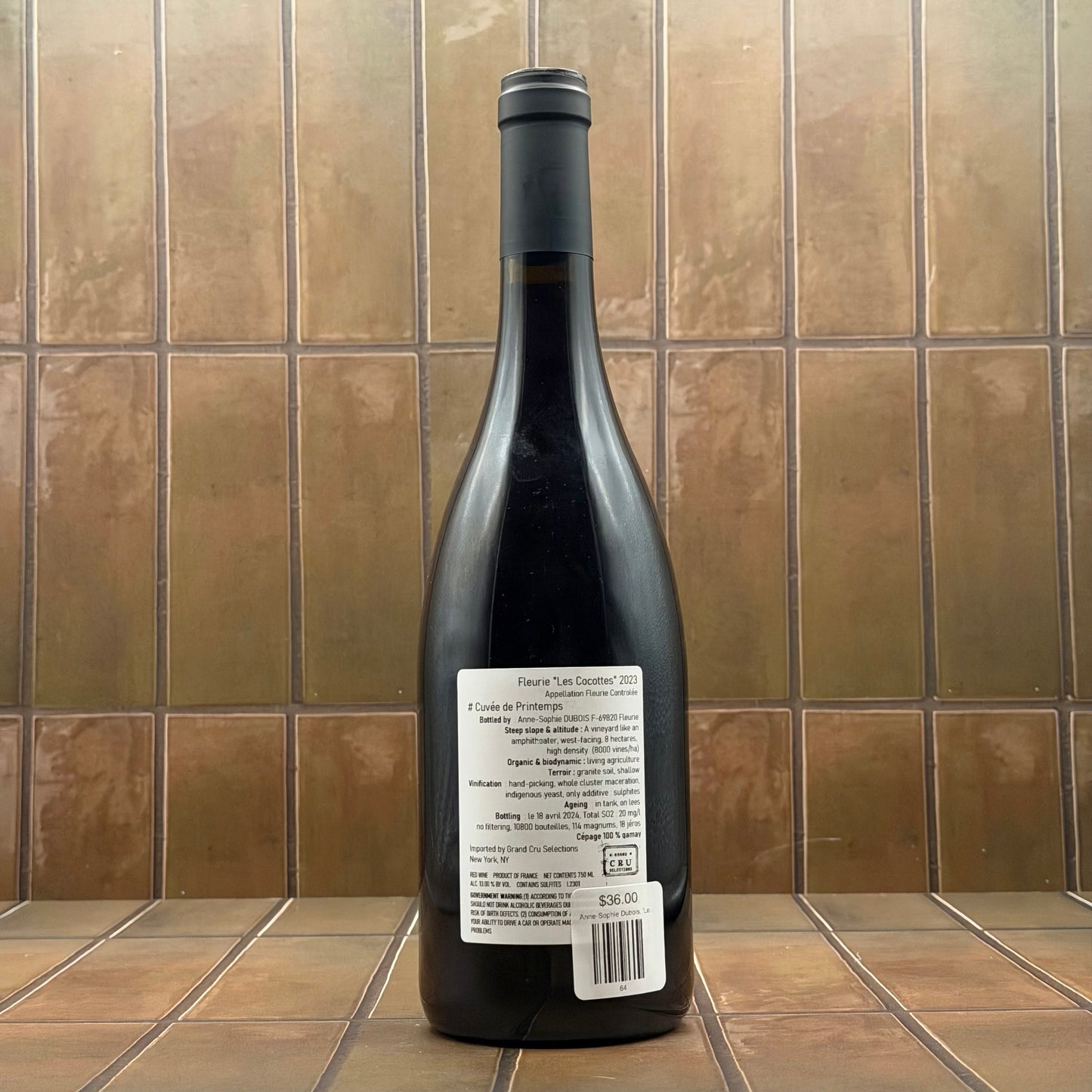 Anne-Sophie Dubois, 'Les Cocottes', Fleurie, Beaujolais, France, Gamay, 2024