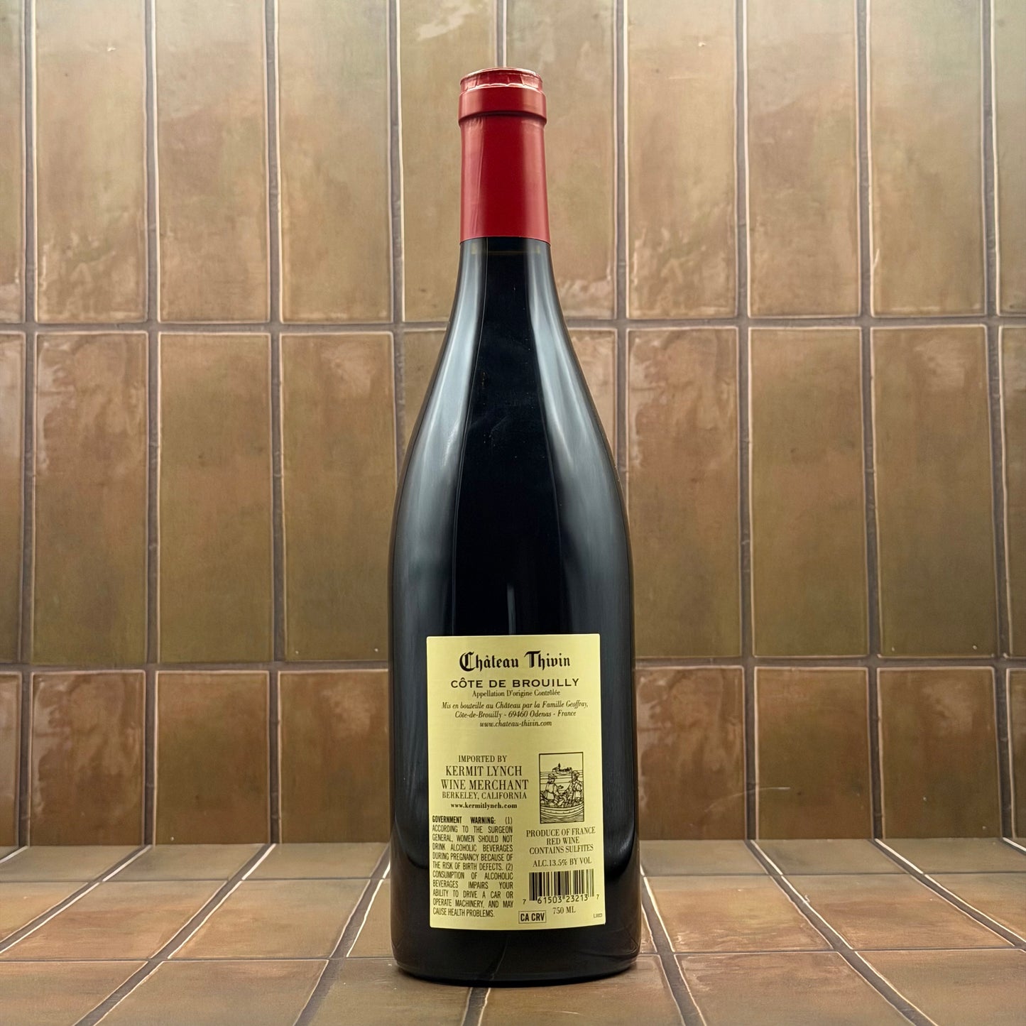 Chateau Thivin, Cote du Broully, Beaujolais, France, Gamay 2023