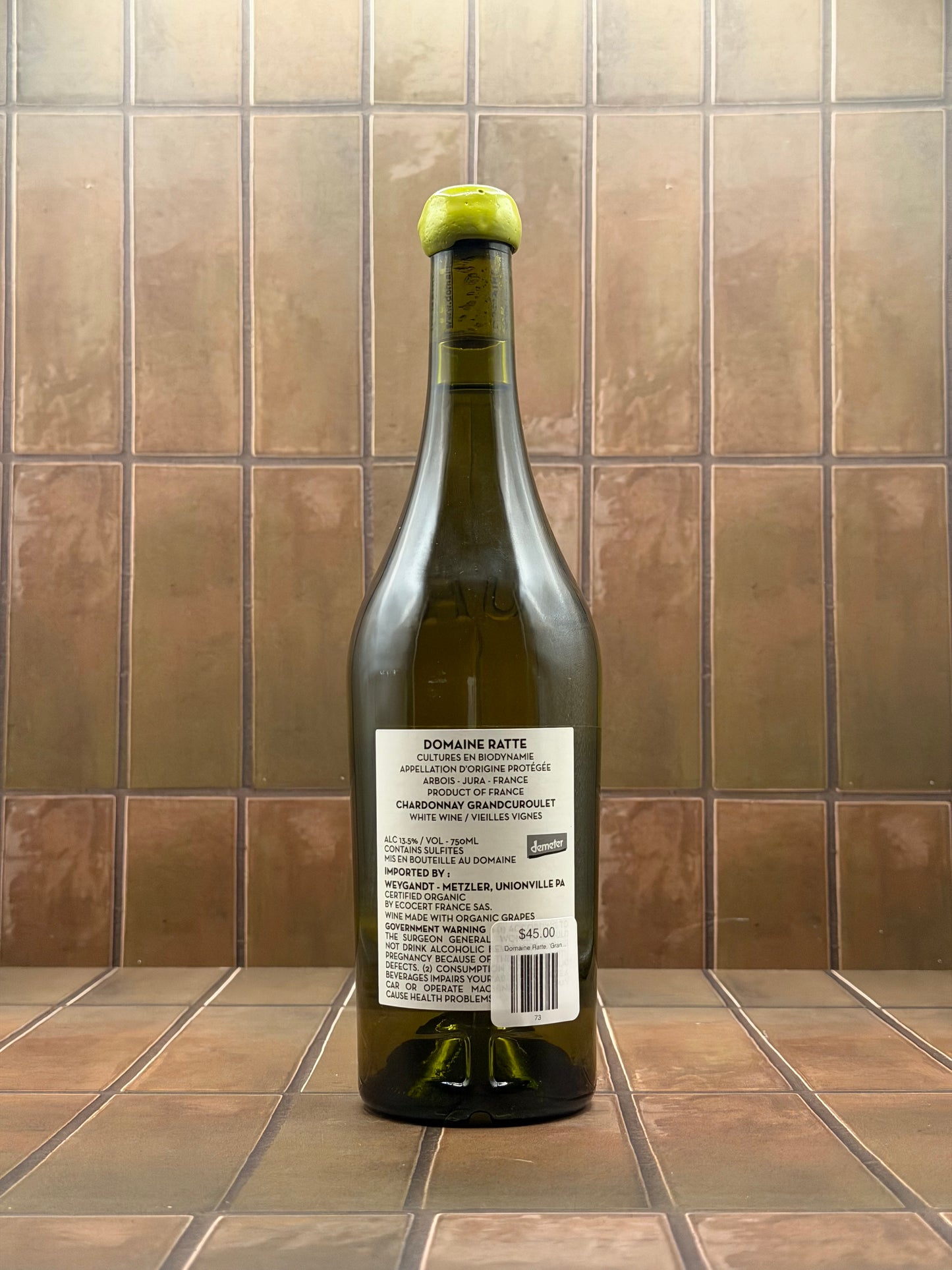 Domaine Ratte, 'Grand Curoulet', Jura, France, Chardonnay, 2022