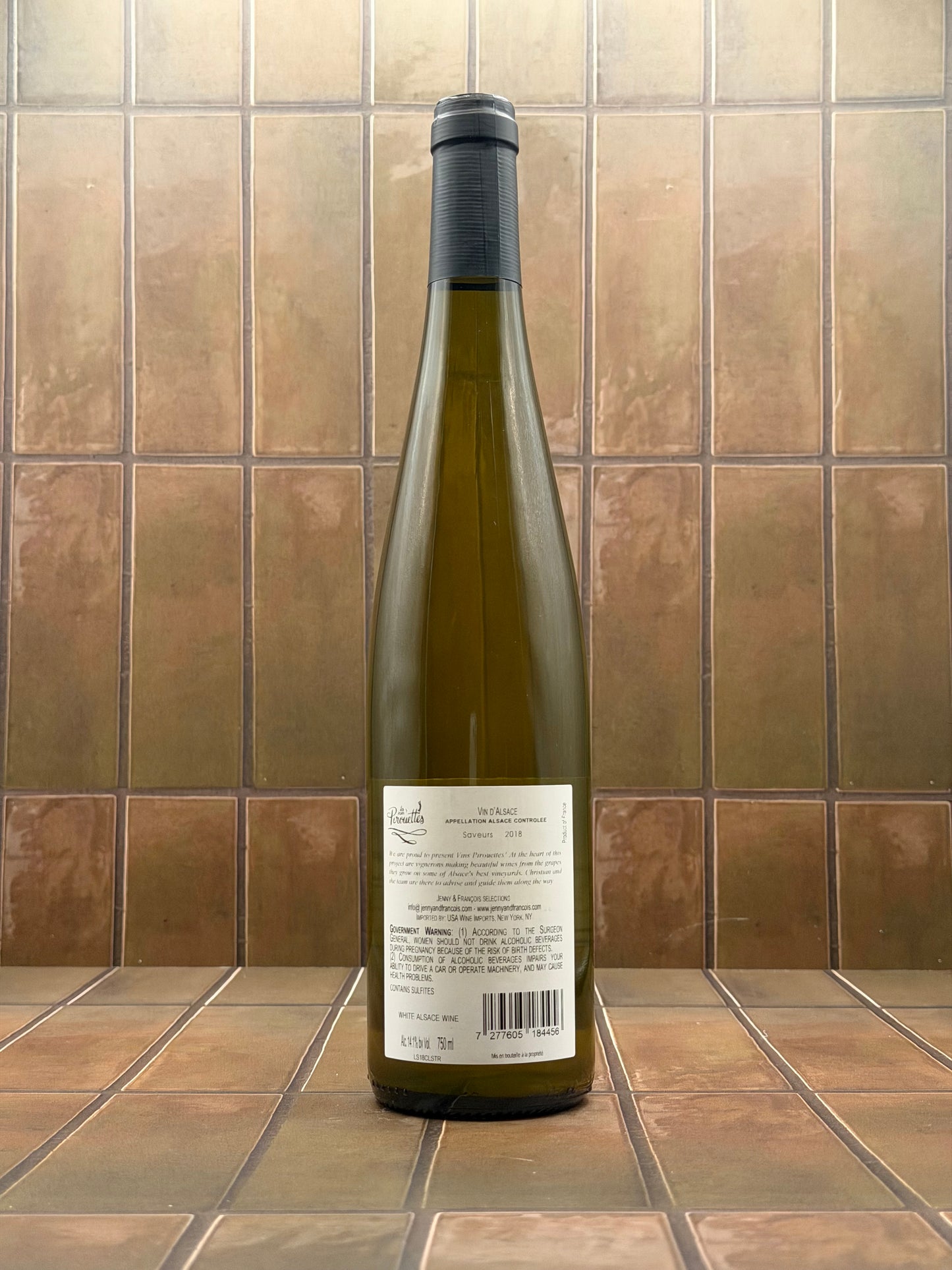 Les Vins Pirouettes, 'Saveurs de Claude', Alsace, France, Auxerrois 2018