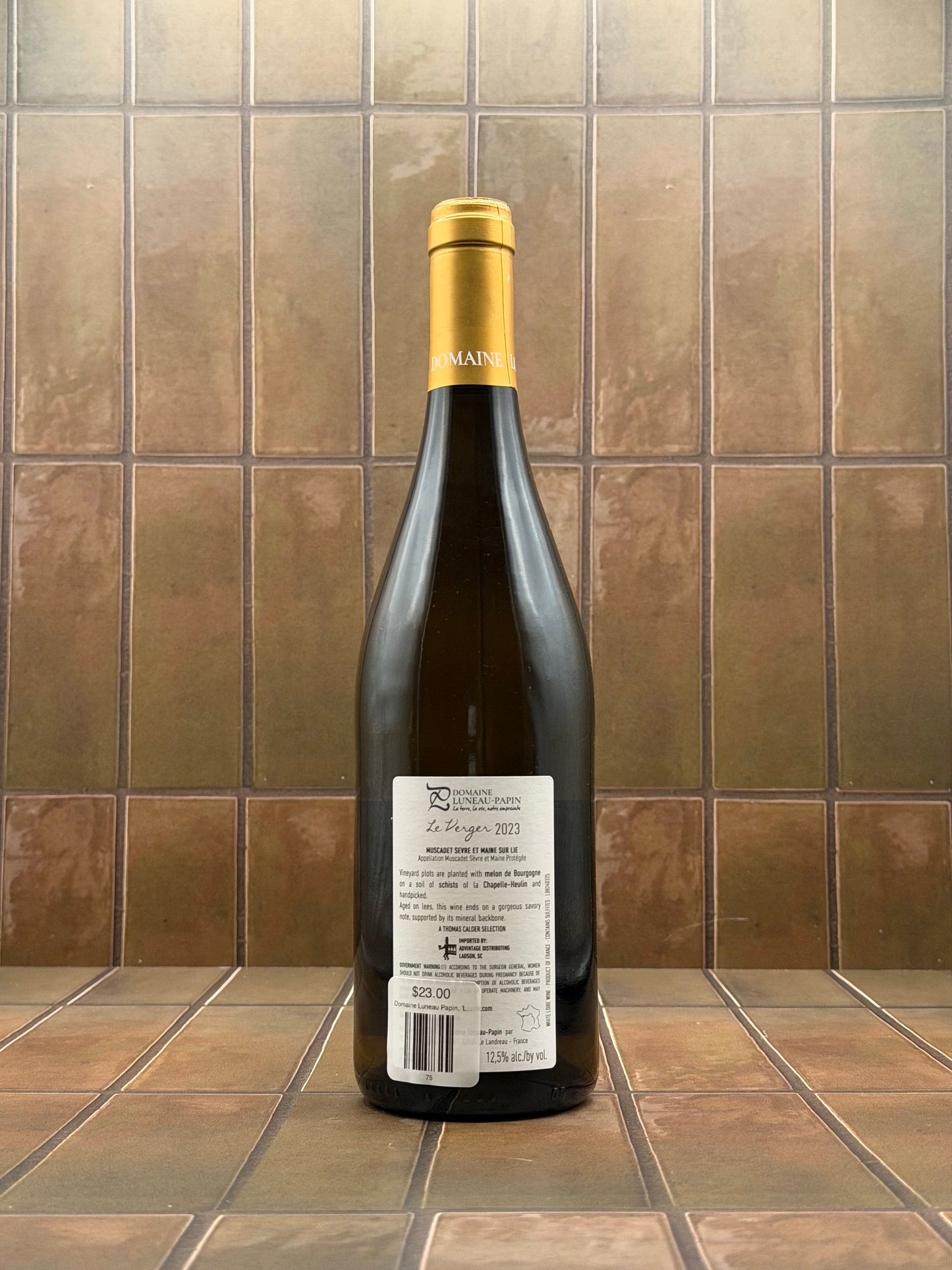 Domaine Luneau Papin, 'La Verger' Muscadet Sèvre et Maine, France, Melon de Bourgogne, 2023