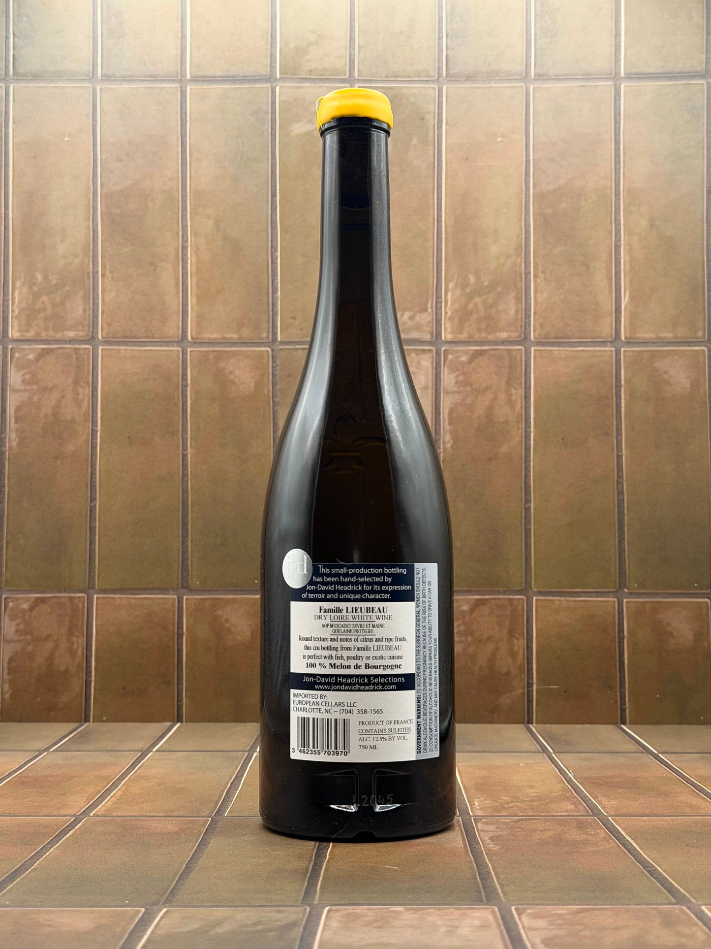Famille Lieubeau, 'Goulaine' Muscadet Sèvre et Maine, France, Melon de Bourgogne, 2019