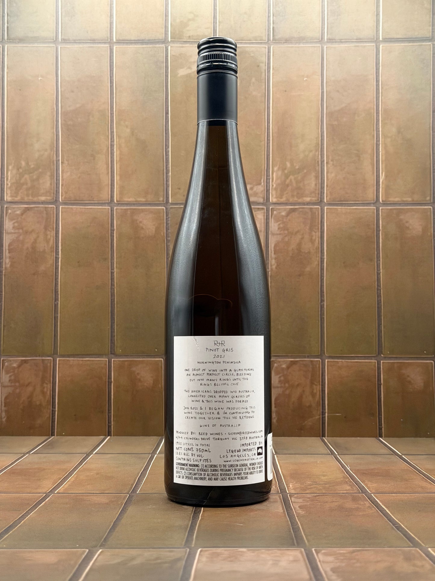 Reed 'R+R', Mornington Peninsula, Australia, Pinot Gris, 2021