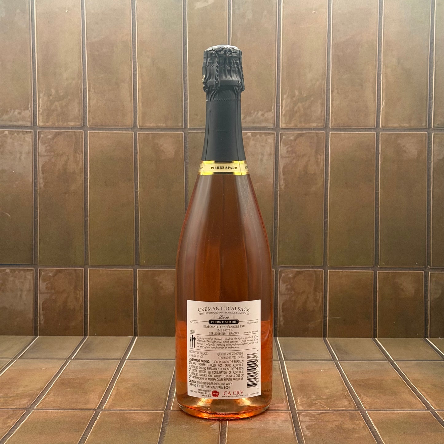 Maison Pierre Sparr, Crémant d’Alsace, Brut Reserve Rose, Pinot Noir NV