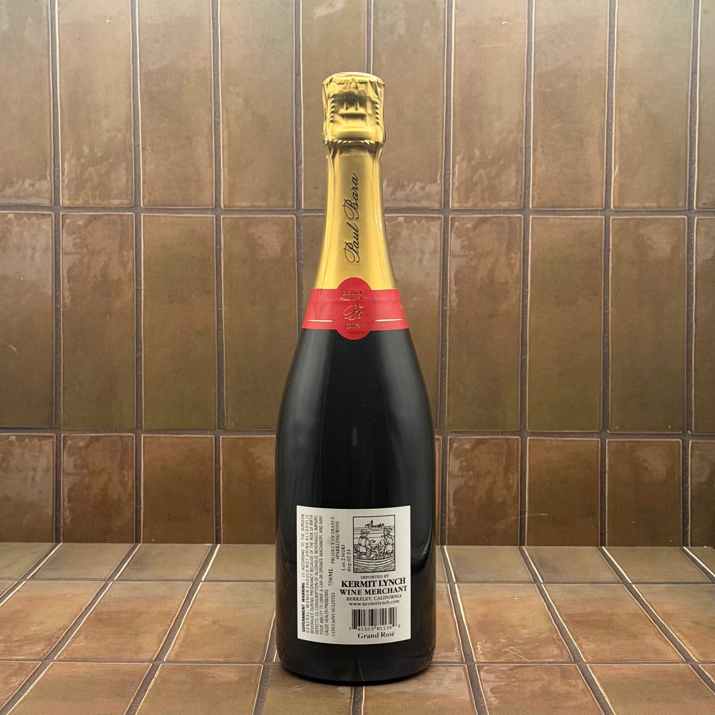 Paul Bara, 'Grand Rose' Brut, Bouzy, Champagne, France, NV