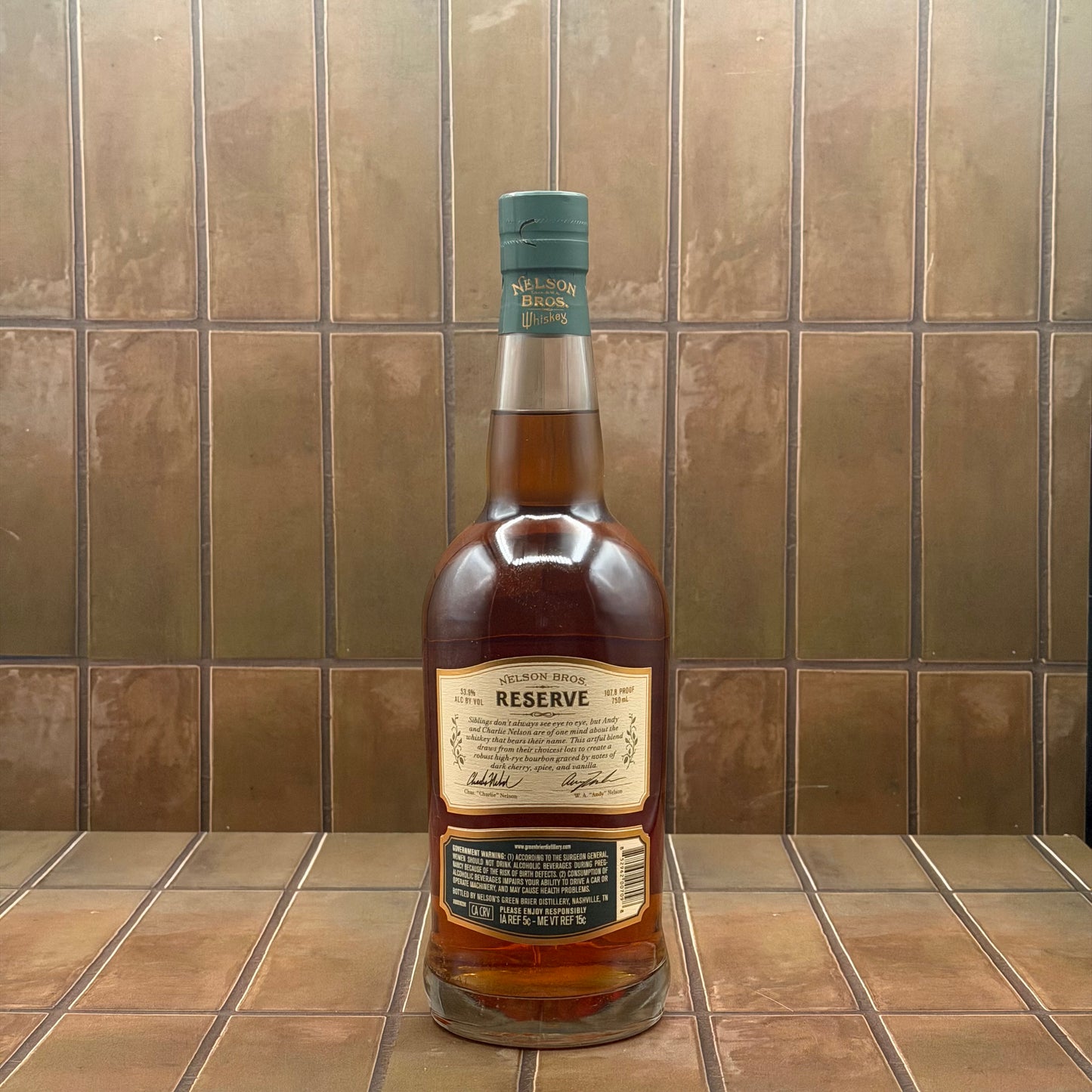 Nelson’s Brothers Reserve Bourbon Whiskey