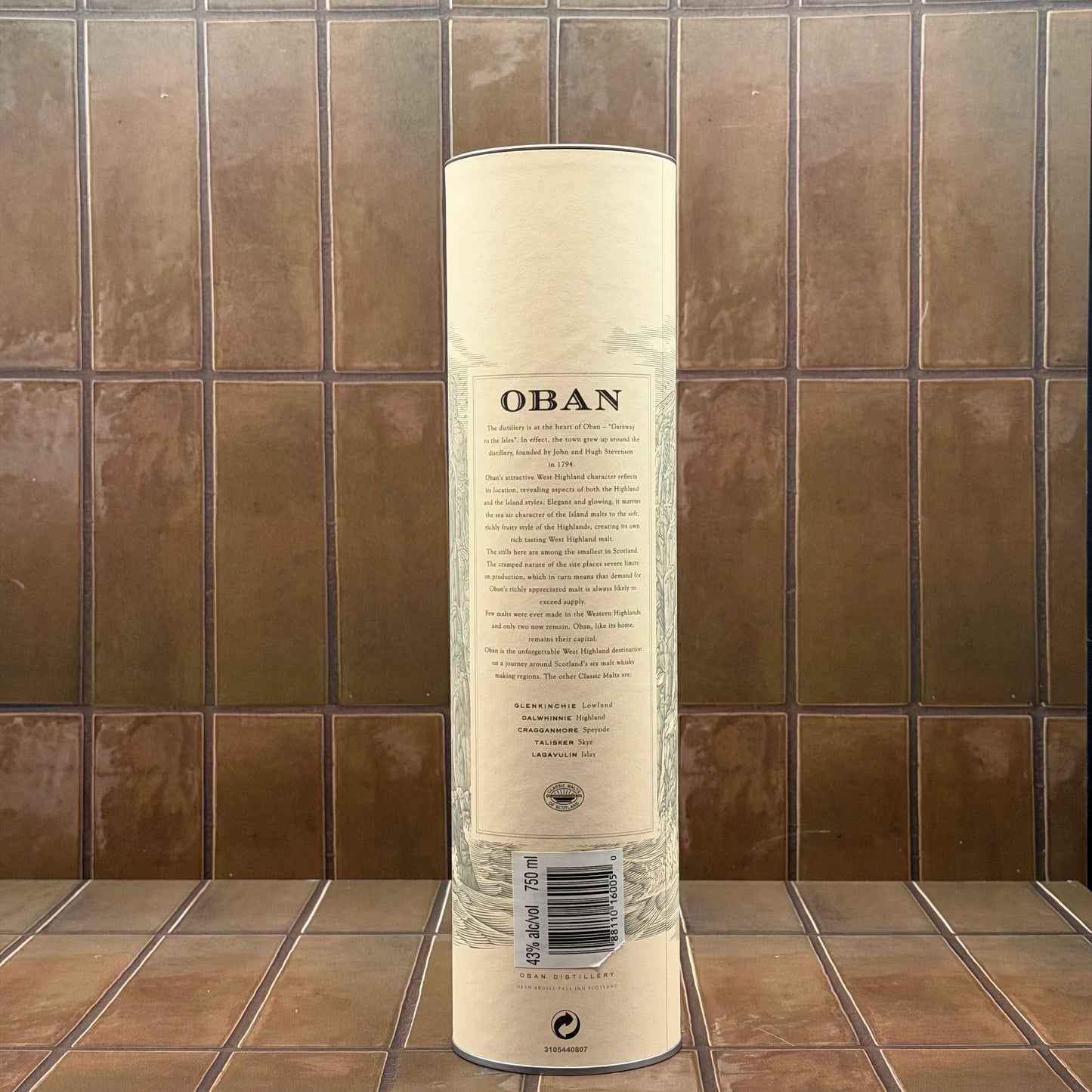 Oban Single Malt Scotch Whisky Aged 14 Years