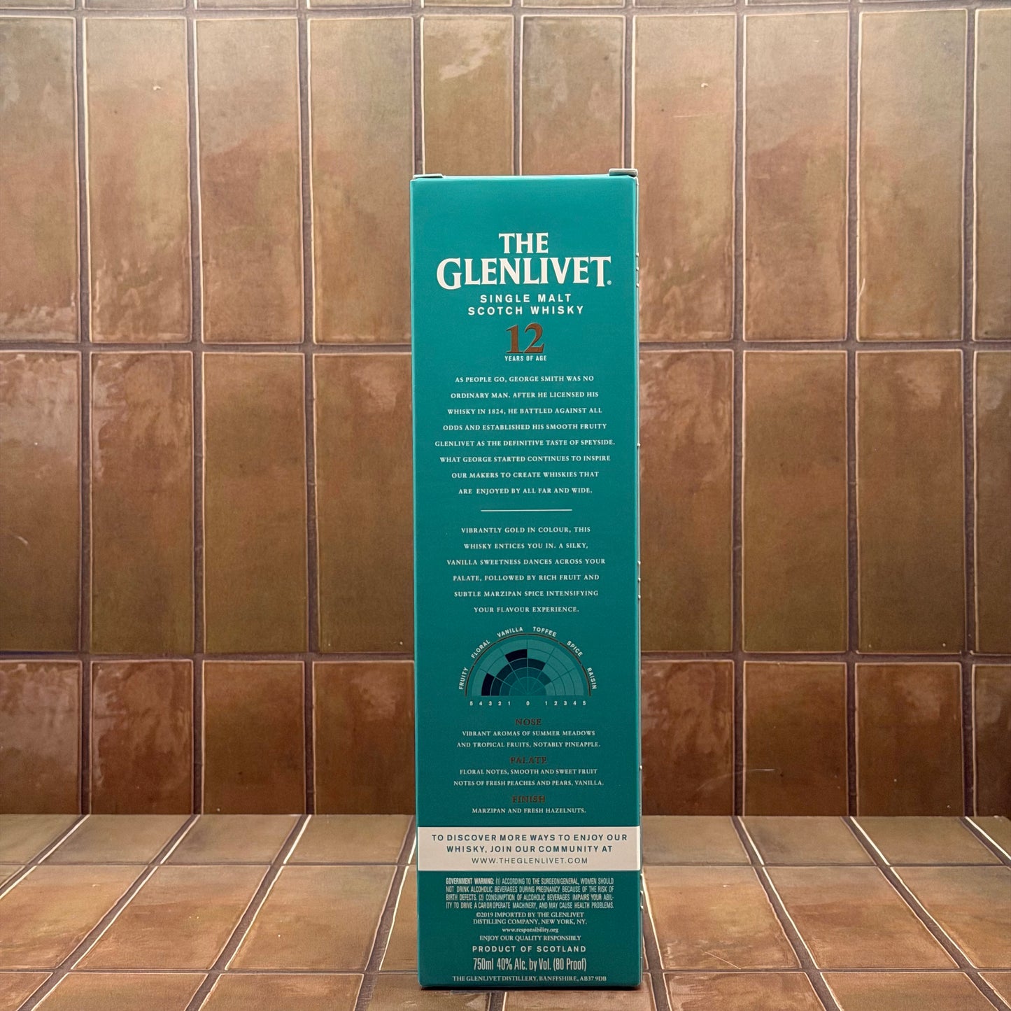 The Glenlivet 12 Year Old Single Malt Scotch Whisky