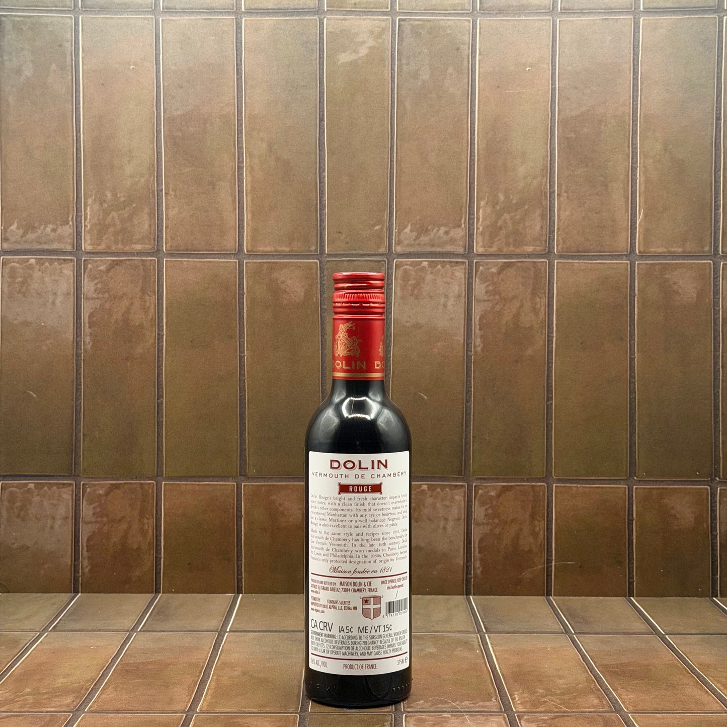 Dolin Vermouth de Chambery Rouge, 375ml