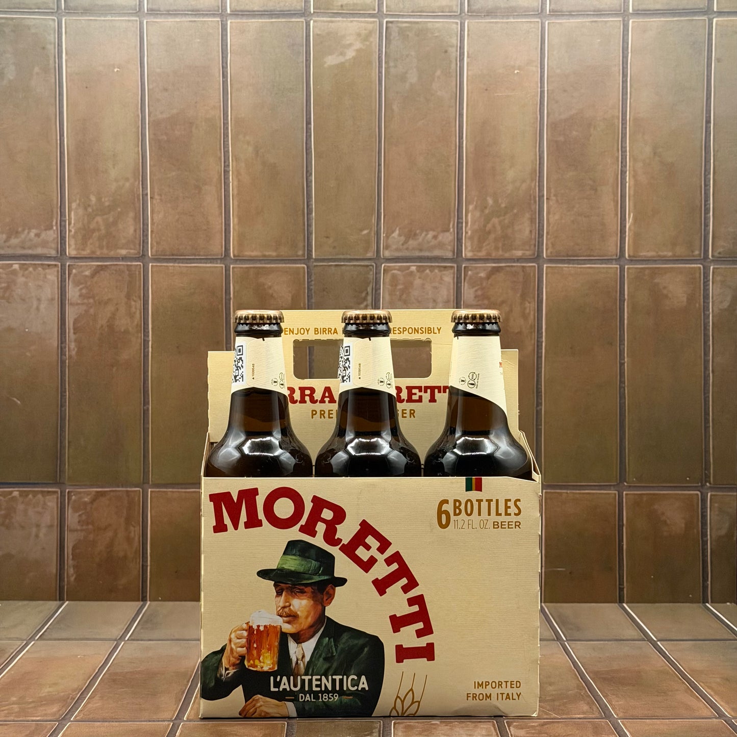 Birra Moretti L’Autentica Premium Italian Lager, 6 pack