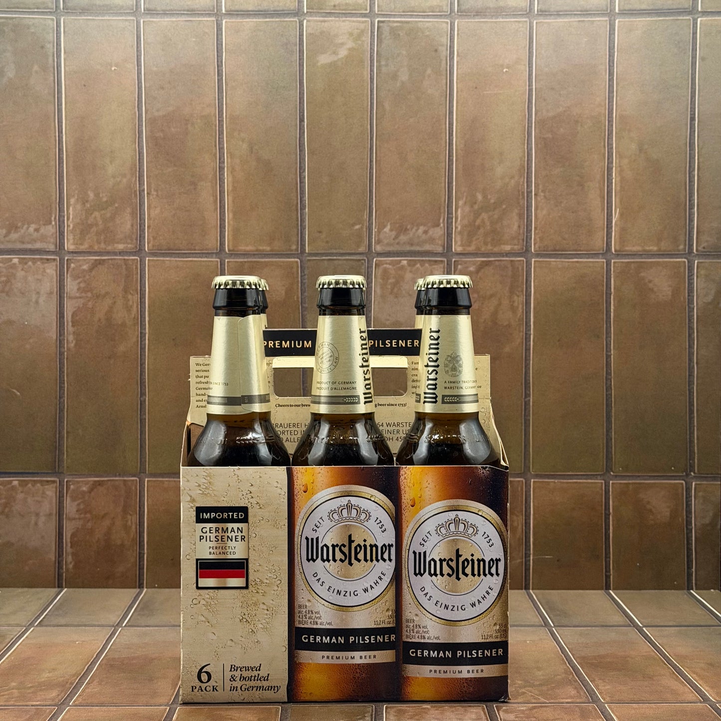 Warsteiner Premium German Pilsner, 6 pack
