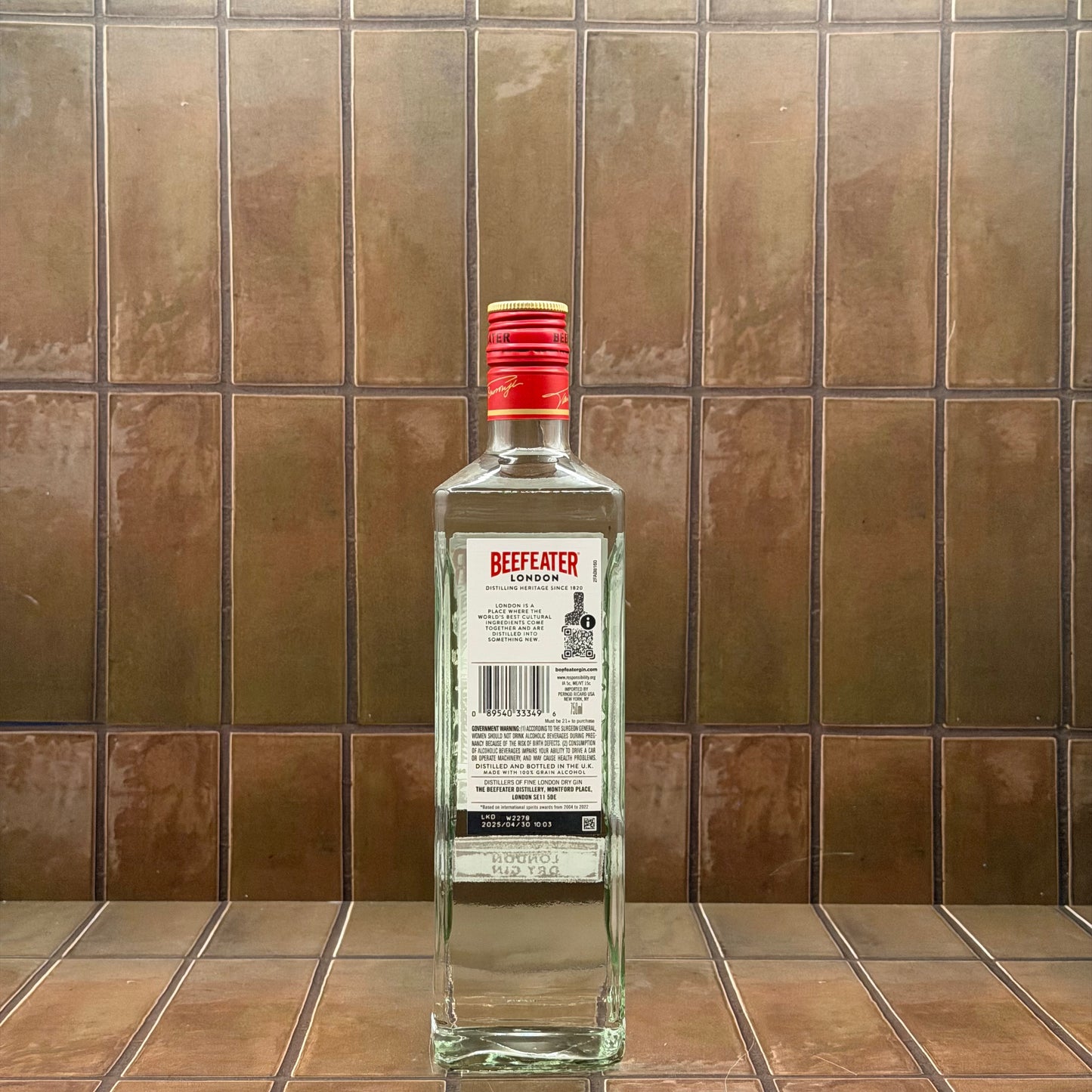 Beefeater London Dry Gin, 750ml
