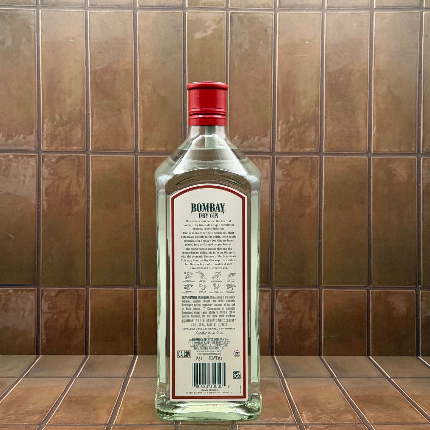 Bombay Sapphire London Dry Gin, 1.75L