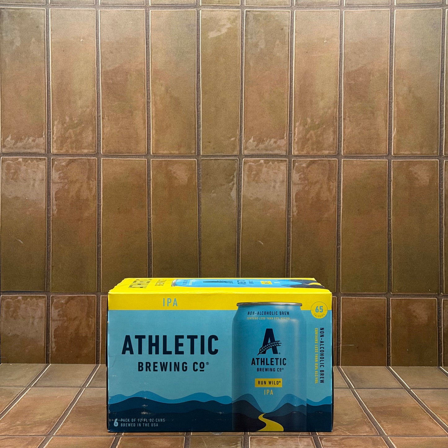 Athletic Brewing 'Run Wild' Non Alc IPA, 6 pack