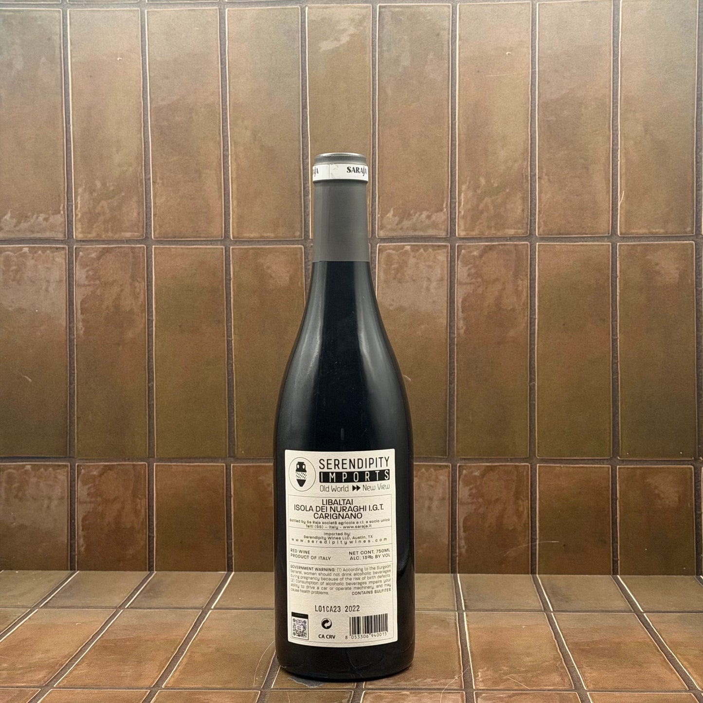 Saraja, 'Libaltai', Isola di Nuraghi, Italy, Carignan 2022