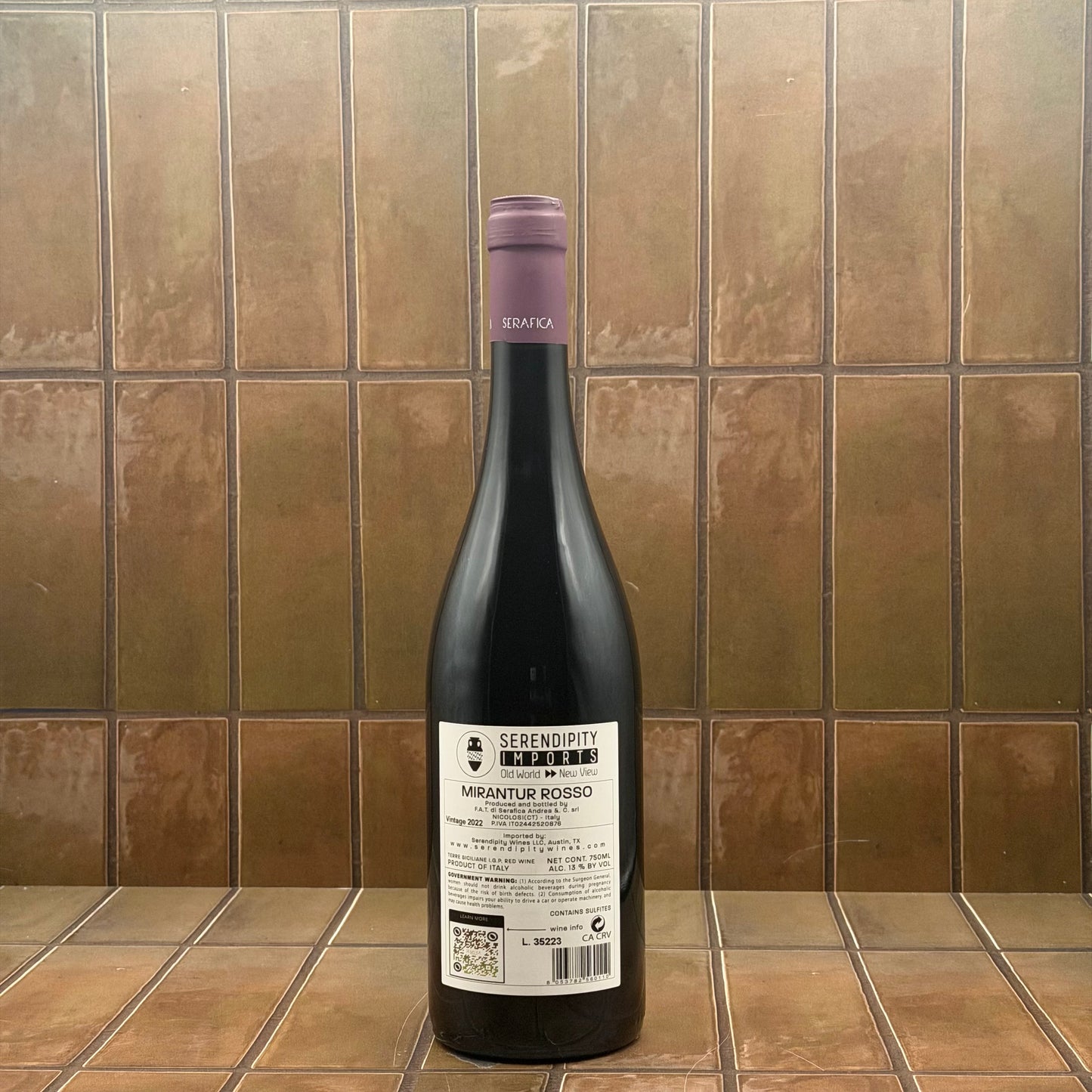 Serafica, 'Mirantur', Sicily, Italy, Nerello Cappuccio 2022