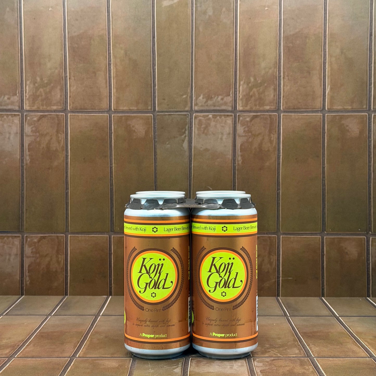 Proper Sake Koji Gold Lager, 4 pack