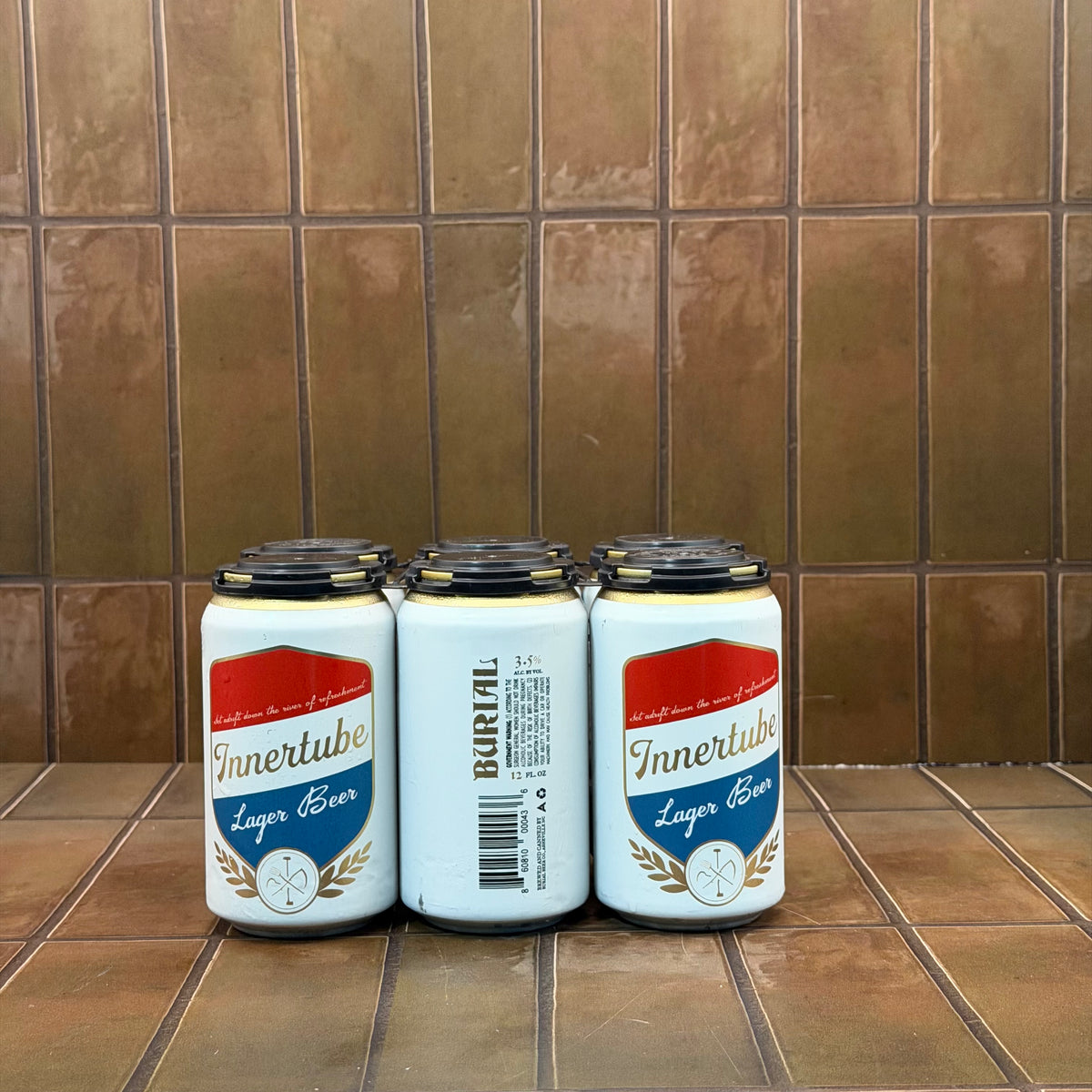 Burial Innertube Lager, 6 pack
