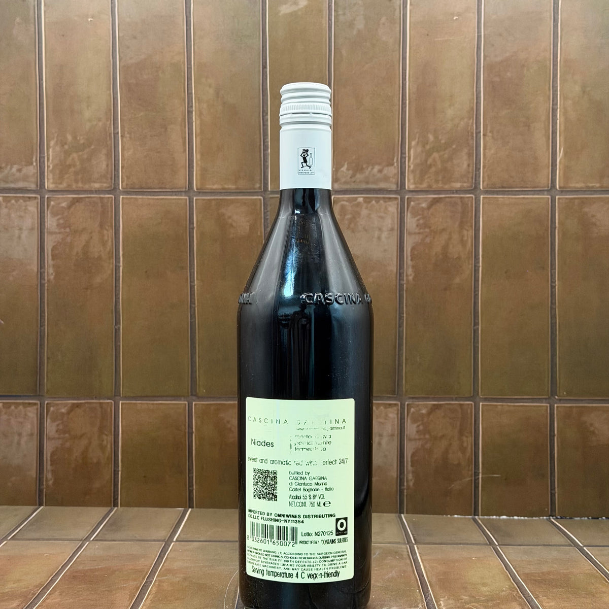 Garitina, 'Niades', Acqui, Piedmont, Italy, Brachetto NV