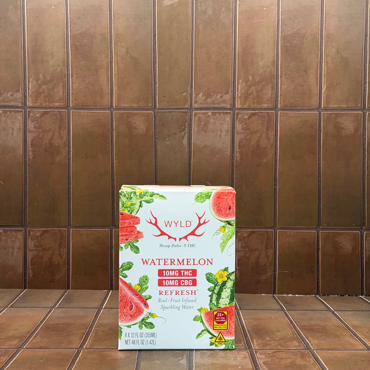 Wyld Watermelon Sparkling Water 'Refresh,' 4 Pack