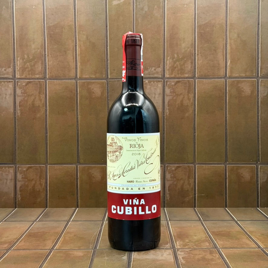 Lopez de Heredia, 'Vina Cubillo Crianza', Rioja, Spain, Tempranillo 2018