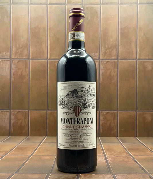 Monteraponi, Chianti Classico, Tuscany, Italy, Sangiovese 2022