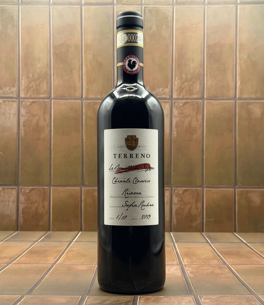 Terreno, 'Le Bonielle di Sopra- Riserva' Chianti Classico, Italy, Sangiovese 2019
