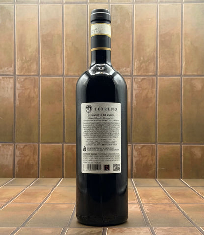 Terreno, 'Le Bonielle di Sopra- Riserva' Chianti Classico, Italy, Sangiovese 2019