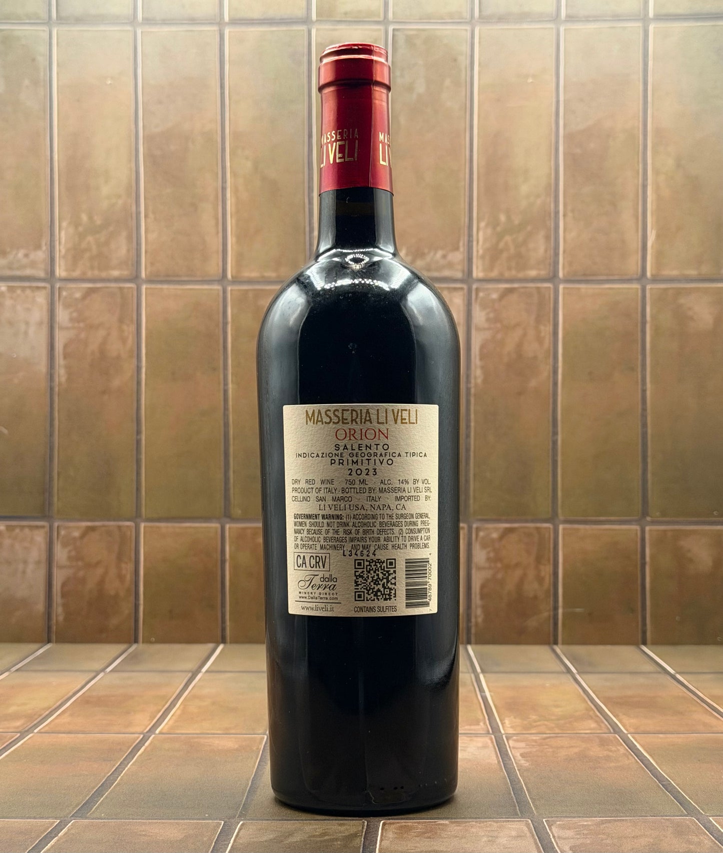 Li Veli, 'Orion', Puglia, Italy, Primitivo, 2024
