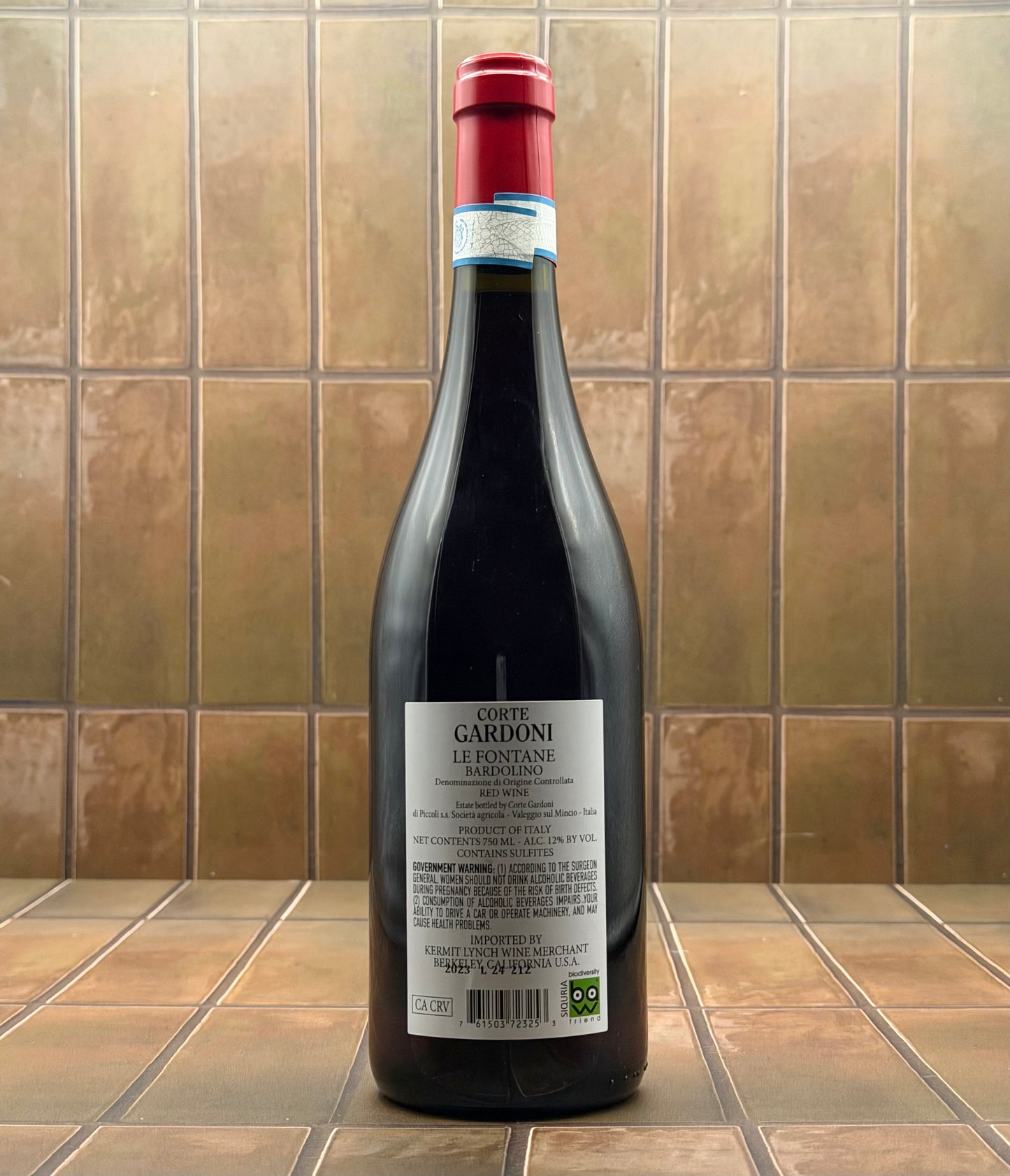 Corte Gardoni, 'Le Fontane', Bardolino, Valpolicella, Veneto, Italy, Corvina Blend, 2023