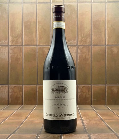 Castello di Verduno, 'Massara' Barolo, Piedmont, Italy, Nebbiolo 2015