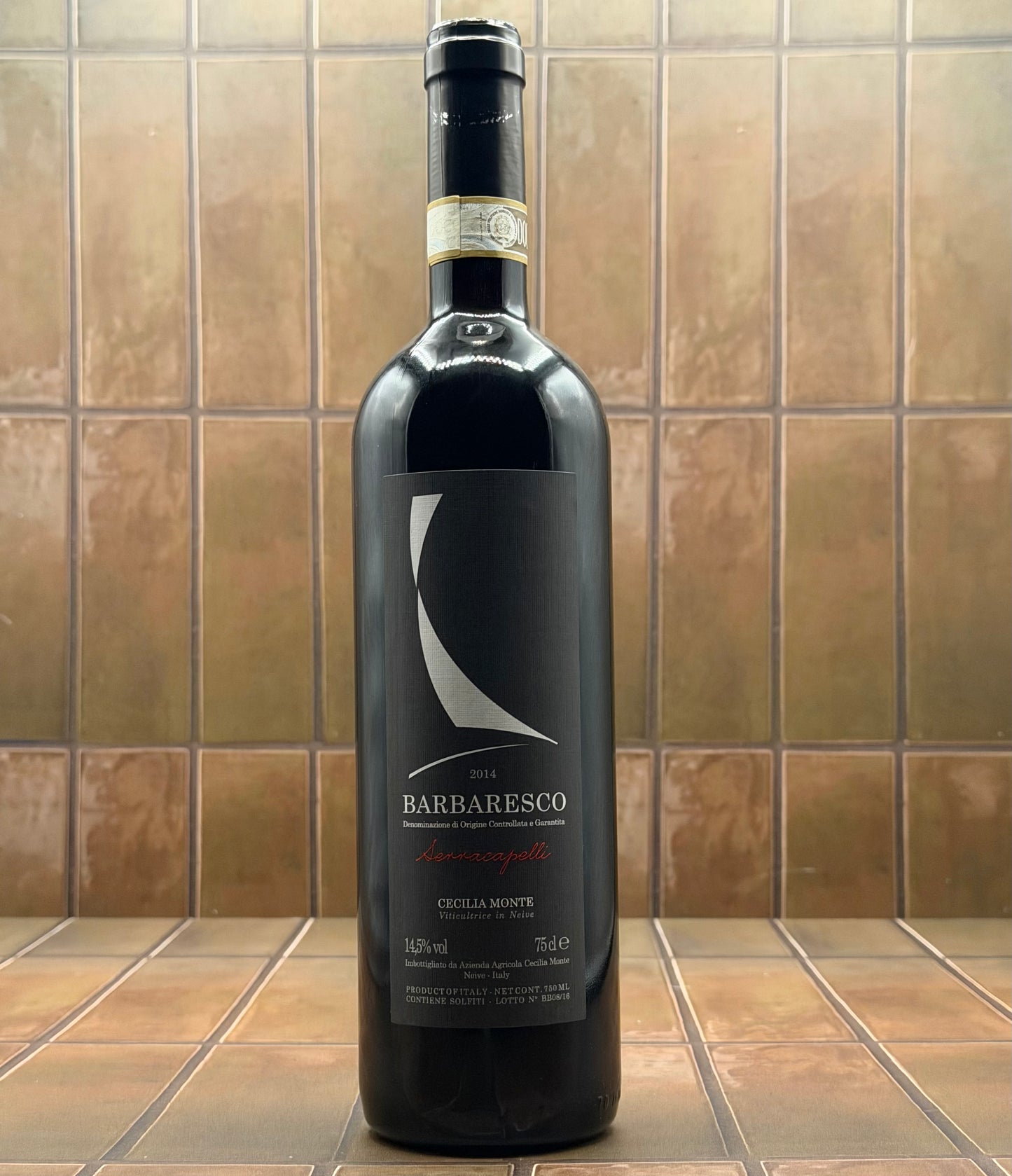 Cecilia Monte, 'Serracapeli' Barbaresco, Piedmont, Italy, Nebbiolo 2014