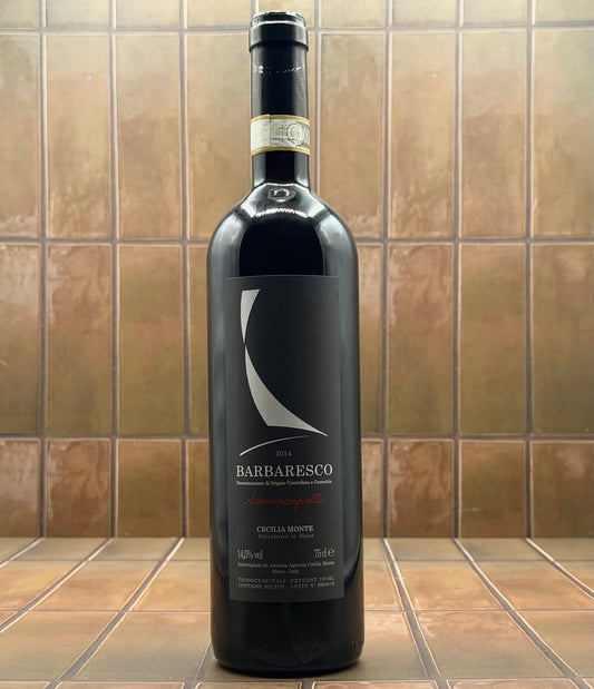 Cecilia Monte, 'Serracapeli' Barbaresco, Piedmont, Italy, Nebbiolo 2014