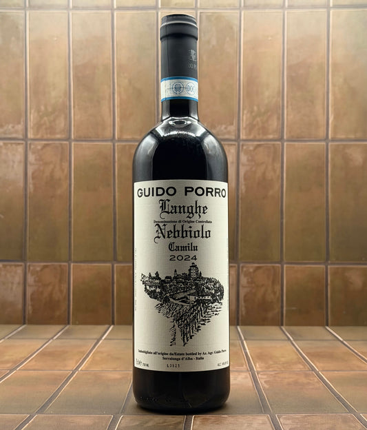 Guido Porro, 'Camilu' Langhe, Piedmont, Italy, Nebbiolo 2024