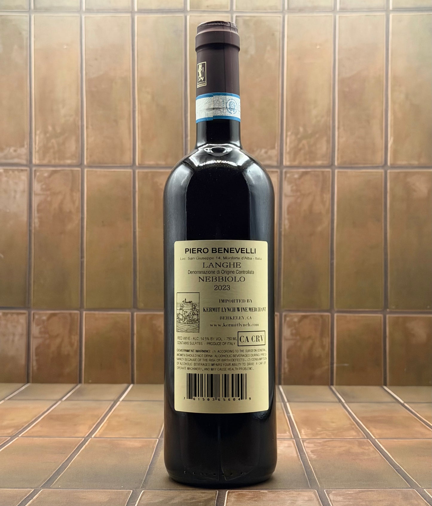 Piero Benevelli, Langhe, Piedmont, Italy, Nebbiolo 2023