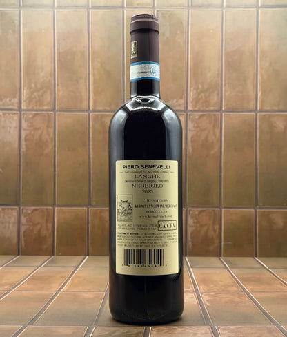 Piero Benevelli, Langhe, Piedmont, Italy, Nebbiolo 2023