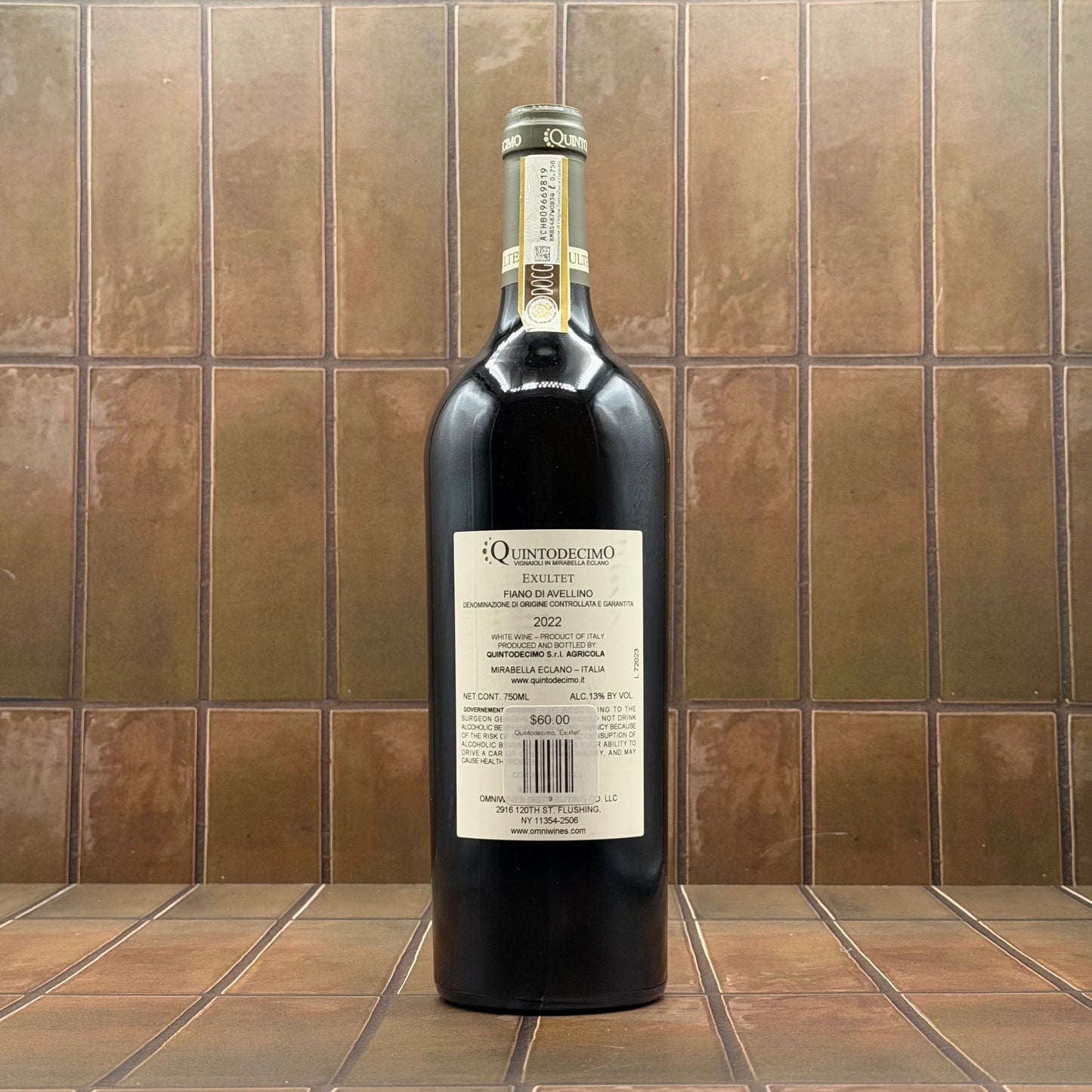 Quintodecimo, 'Exultet', Fiano di Avellino, Italy, 2022