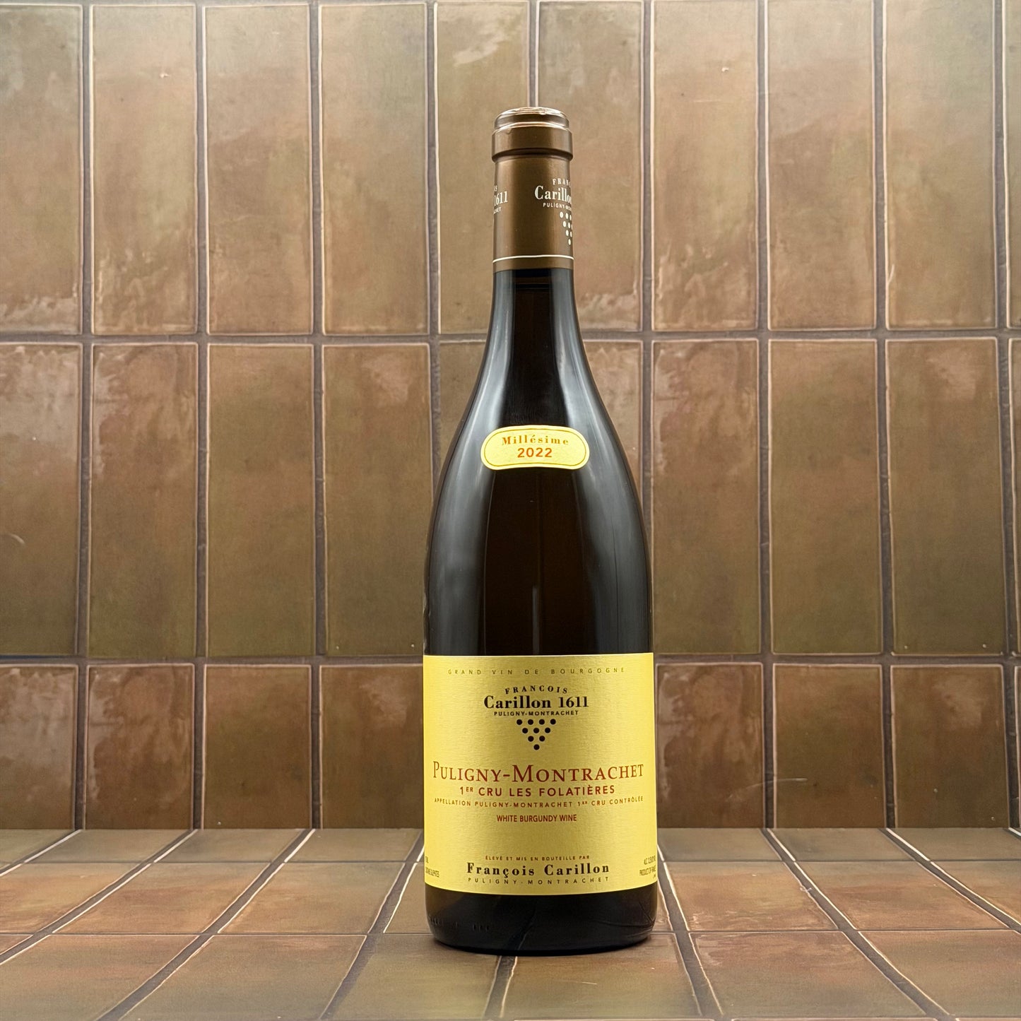 Domaine Francois Carillon, 'Folatieres 1er Cru', Puligny-Montrachet, France, Chardonnay 2022