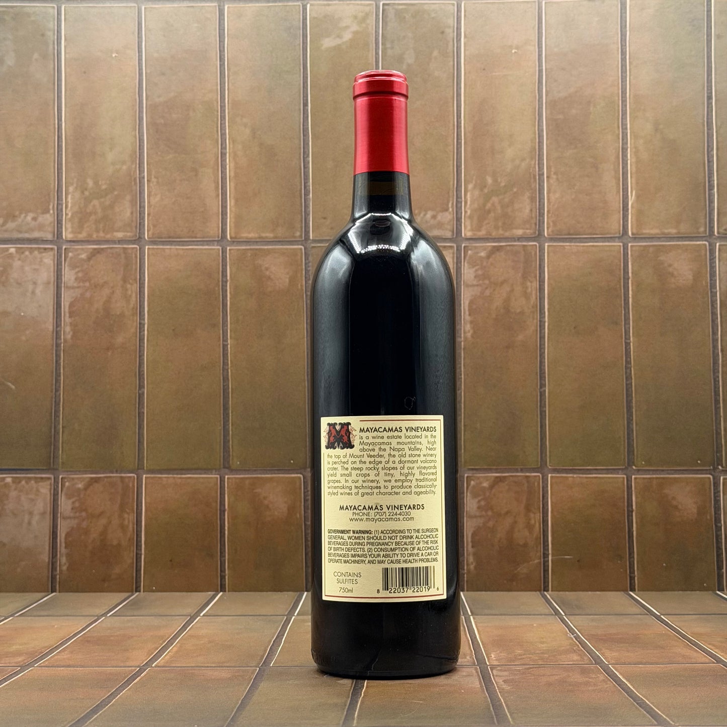 Mayacamas, Napa Valley, California, Cabernet Sauvignon, 2019